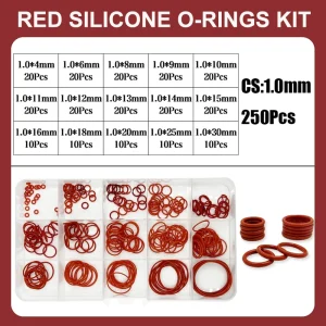 Red 250Pcs CS1.0mm