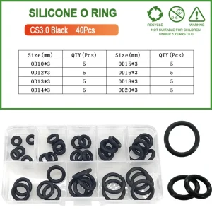 Black 40Pcs CS3.0mm
