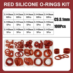 Red 100Pcs CS3.1mm